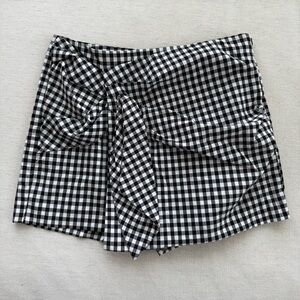 Zara Gingham Skort